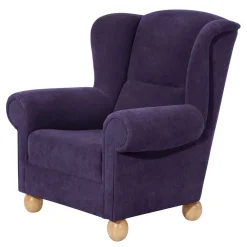 Ohrensessel in Violett Soera