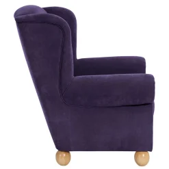 Ohrensessel in Violett Soera
