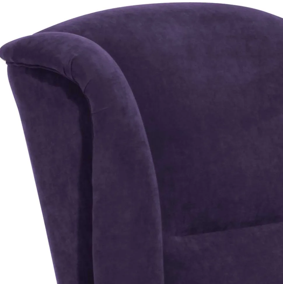 Ohrensessel in Violett Soera