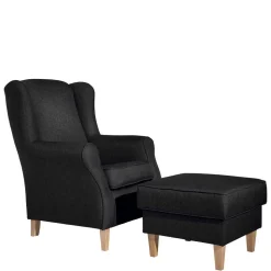 Ohrensessel optional mit Hocker Bogdany