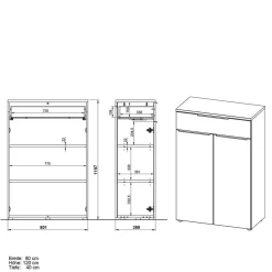 Ordnerschrank Abby