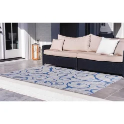 Outdoor Teppich hell Kiranzo