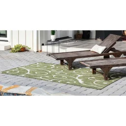 Outdoor Teppich Oliv Lixiam