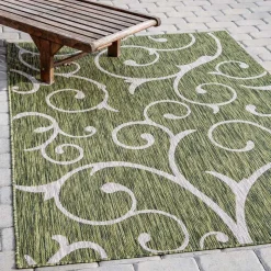 Outdoor Teppich Oliv Lixiam