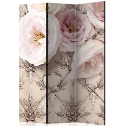 Paravent floral Nilrem