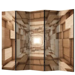 Paravent Holzoptik Gamma