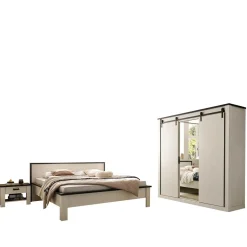 Pinie Weiß Schlafzimmer Set Dionada
