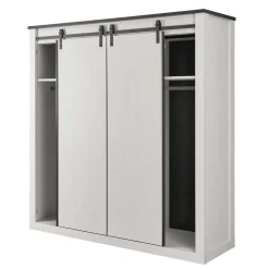 Pinie Weiß Schlafzimmer Set Dionada