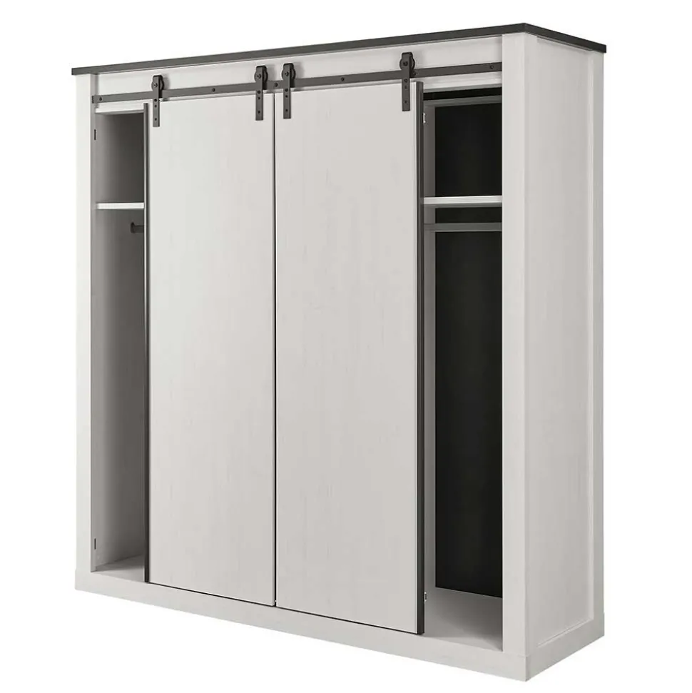 Pinie Weiß Schlafzimmer Set Dionada