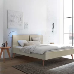 Polster Bett Beige Bakra