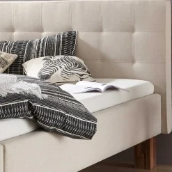 Polster Bett Beige Barlee