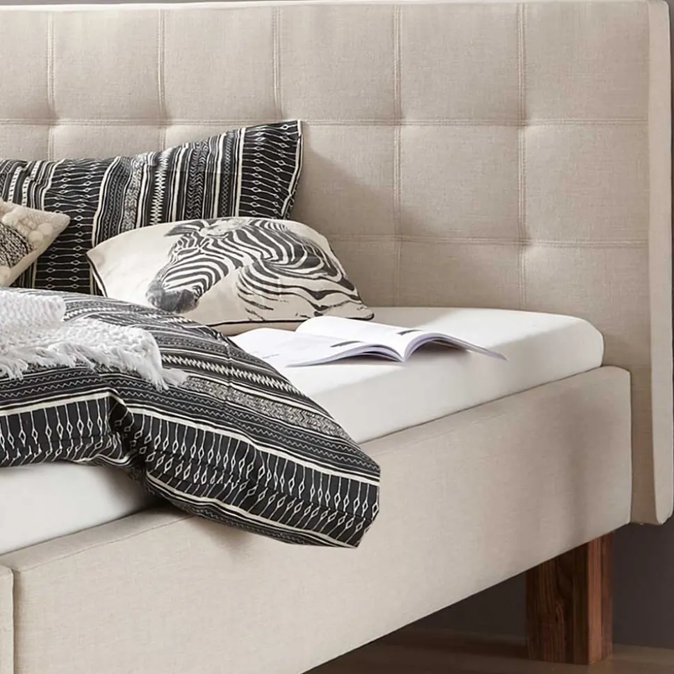 Polster Bett Beige Barlee