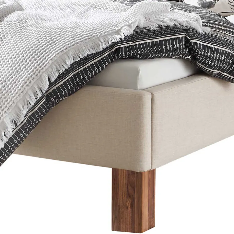 Polster Bett Beige Barlee