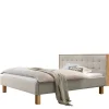 Polsterbett in Beige Petrolina