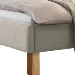 Polsterbett in Beige Petrolina