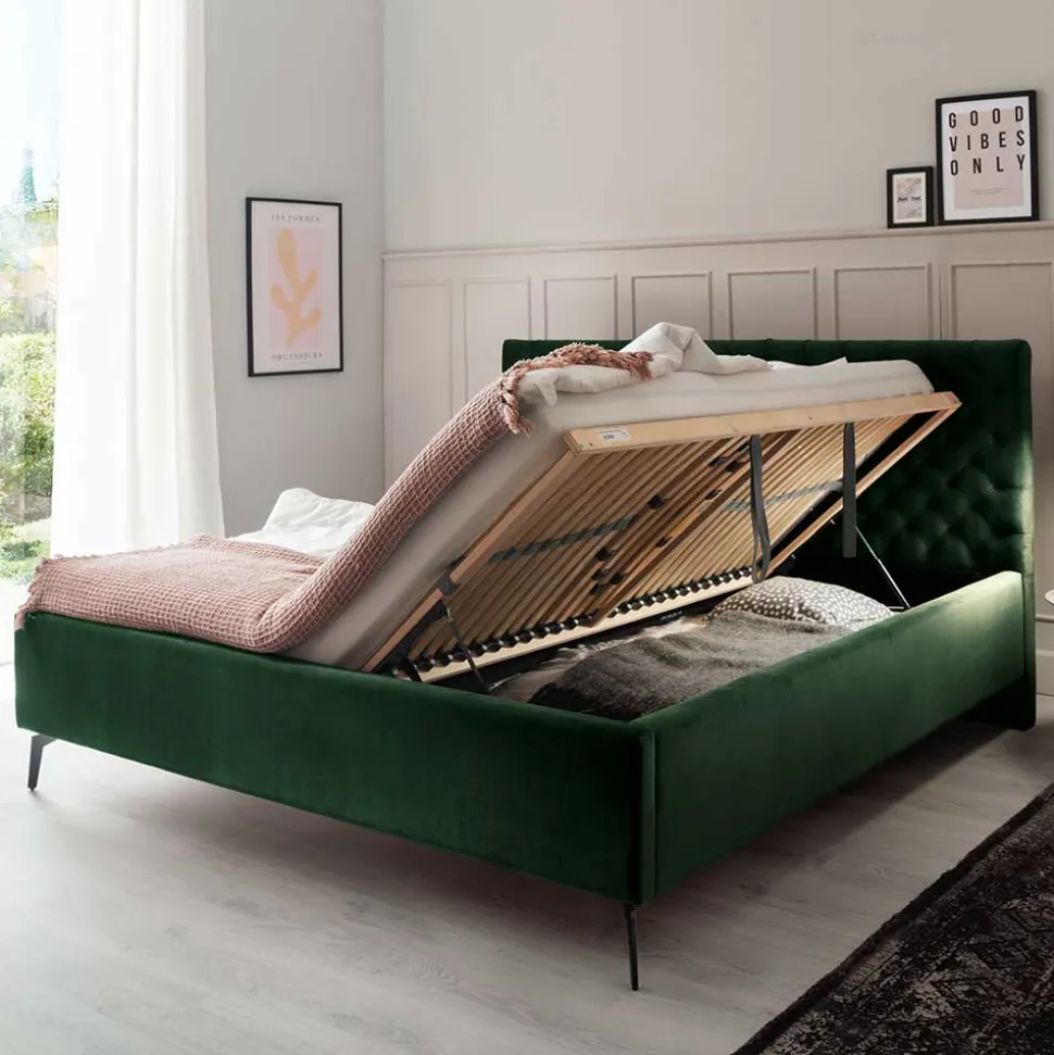 Polsterbett mit Lattenrost Cemza