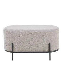 Polsterhocker Boucle Taupe Furoro