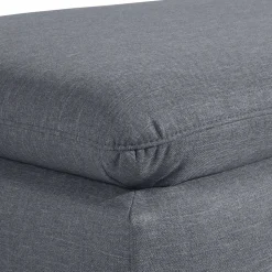 Polsterhocker Jeansblau Rocket