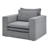 Polstersessel Anthrazit Cord Eltusa