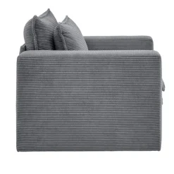Polstersessel Anthrazit Cord Eltusa