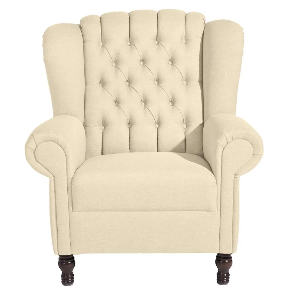 Polstersessel Beige Vintage Catjana