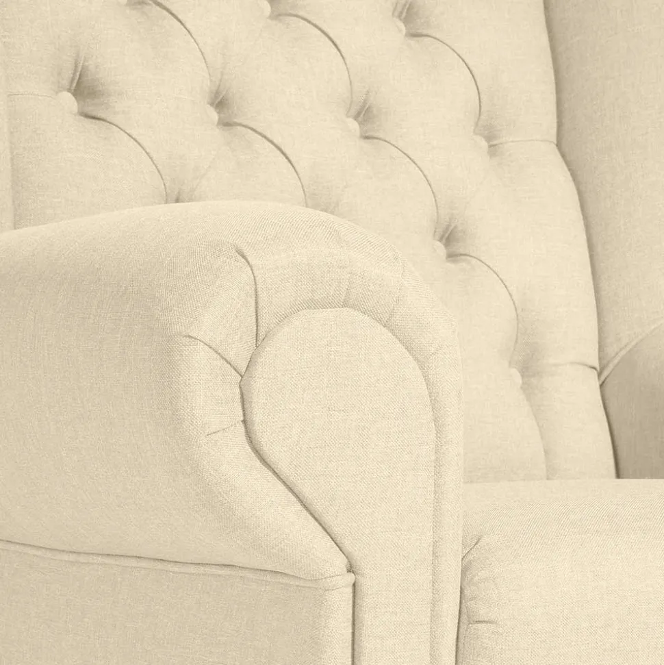 Polstersessel Beige Vintage Catjana