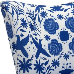 Polstersessel blau weiß Milan