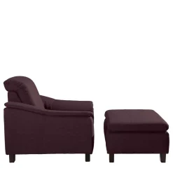 Polstersessel Bordeaux Rot Acsandrio