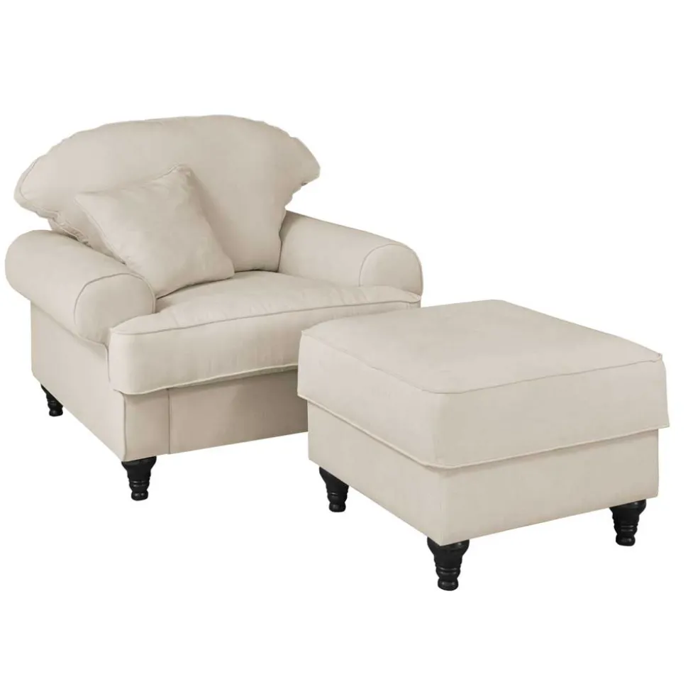 Polstersessel mit Hocker Mallorca