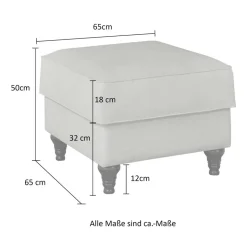 Polstersessel mit Hocker Mallorca