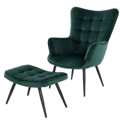 Polstersessel mit Hocker Cadylica