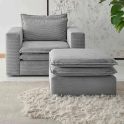Polstersessel und Hocker Zipna