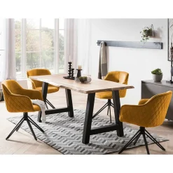 Polsterstuhl Esszimmer drehbar Artiga
