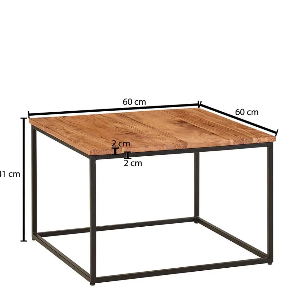 Quadratischer Couchtisch Limecion