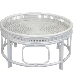 Rattan Couchtisch Millana