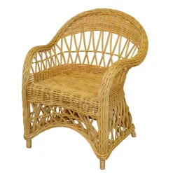 Rattansessel Beige Ponnya