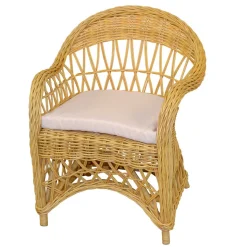 Rattansessel Beige Ponnya