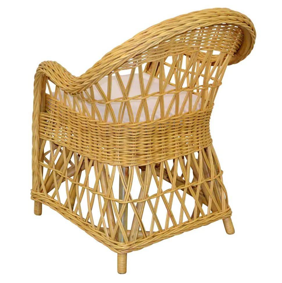 Rattansessel Beige Ponnya