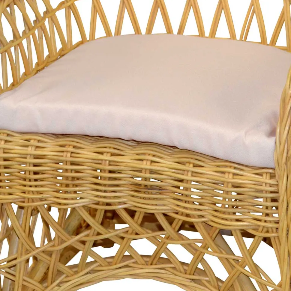 Rattansessel Beige Ponnya