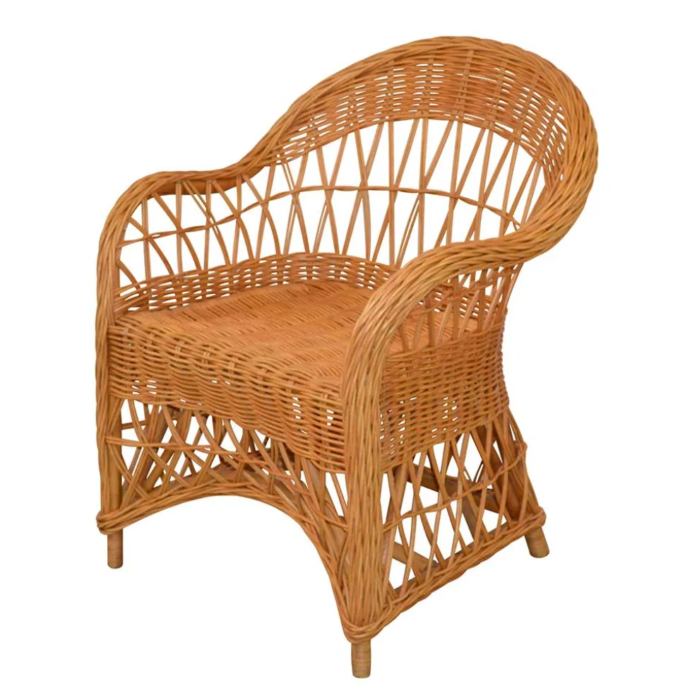 Rattansessel Honigfarben Swington