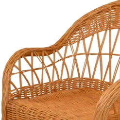 Rattansessel Honigfarben Swington