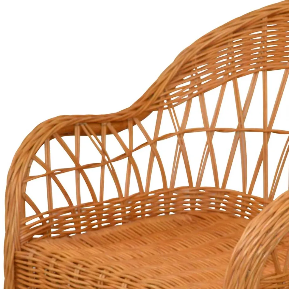 Rattansessel Honigfarben Swington