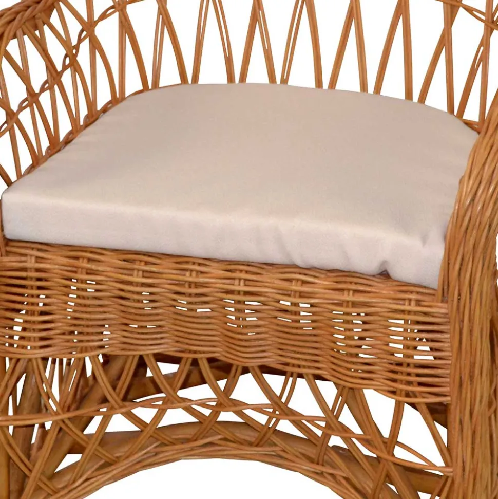 Rattansessel Honigfarben Swington