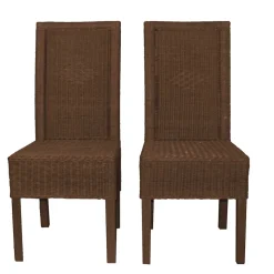 Rattanstuhl Set Enkolu