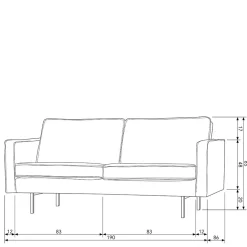 Recycling Leder Sofa Ulada