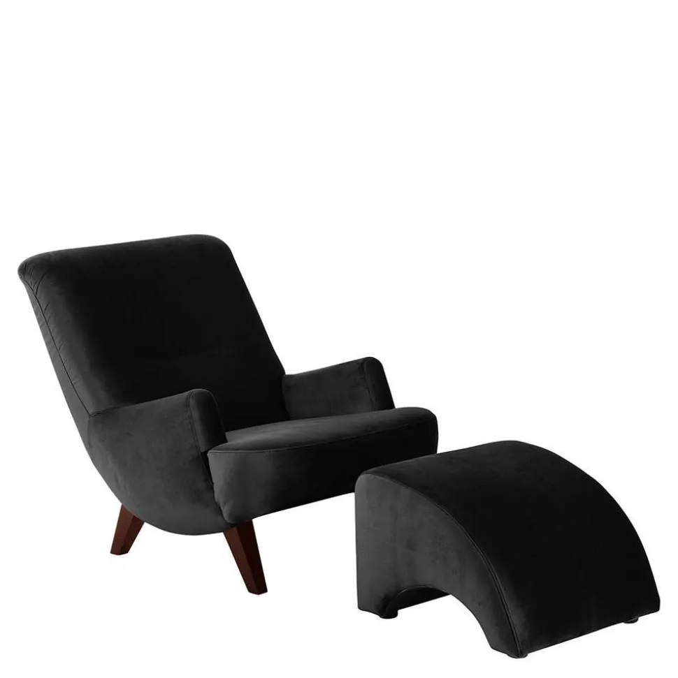 Relaxfernsehsessel schwarz Vreneta
