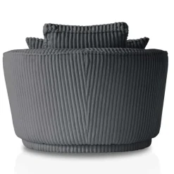 Retro Drehsessel mit Hocker Tresema