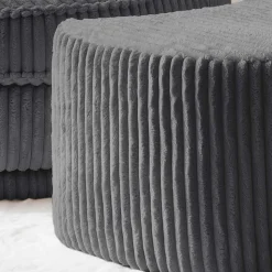 Retro Drehsessel mit Hocker Tresema
