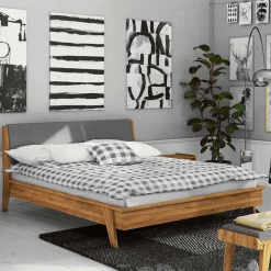 Retro Holzbett Carilla