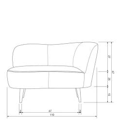 Retro Lounge Sofa Singuaro